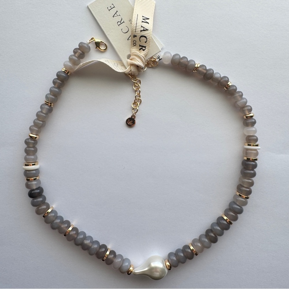 MacRae & Co. Natalie necklace in grey tones